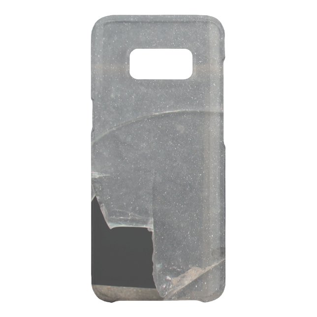 Broken Glass Window With Metal Bar Uncommon Samsung Galaxy Case (Back)