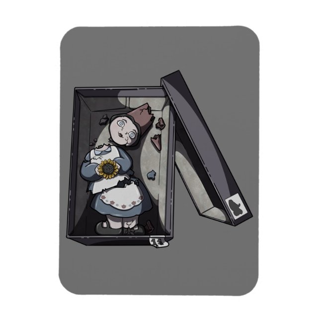 Broken Gnome Magnet (Vertical)
