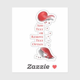 Broken Heart Anti Valentine's Day  Sticker