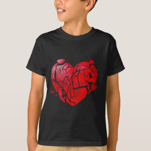 Broken Heart Anti Valentines Day  T-Shirt