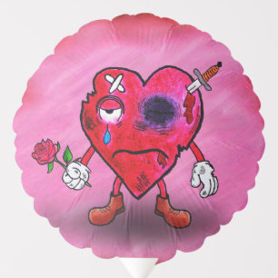 Broken heart balloon