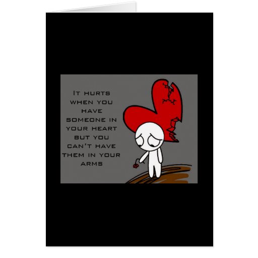 Broken Heart Card | Zazzle