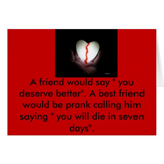 Broken Heart Cards (Front Horizontal)