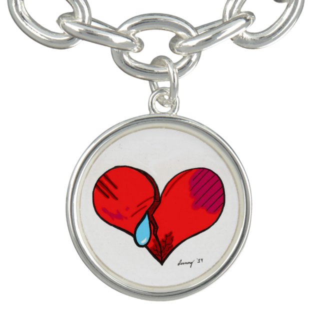 Broken Heart Charm Bracelet (Design)
