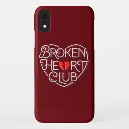 Broken Heart Club Phone Case  Red