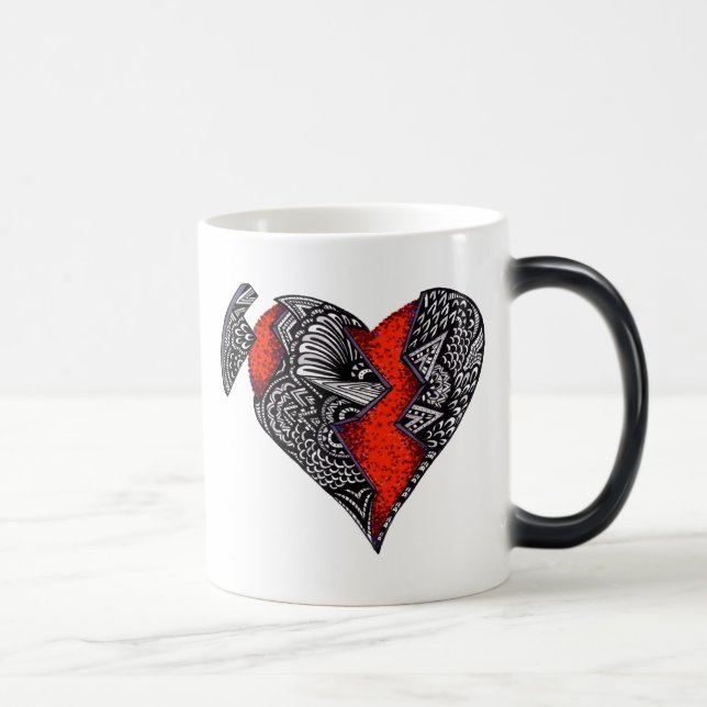 Broken Heart Color Morph Mug (Right)