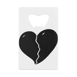 broken-heart credit card bottle opener