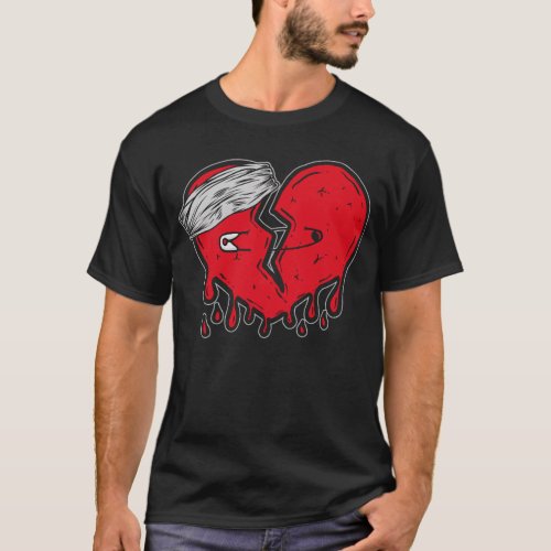 Broken Heart Cute Heartbroken Love T_Shirt