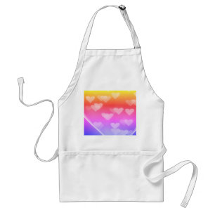 Broken Heart Digital Art Adult Apron