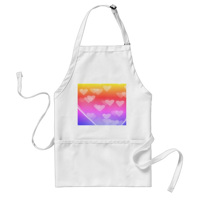 Broken Heart Digital Art Adult Apron (Front)