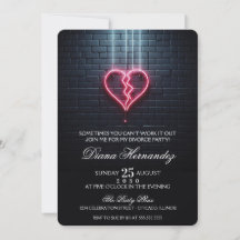 Broken Heart Divorce Party