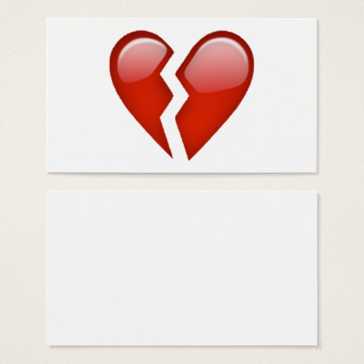Broken Heart - Emoji (Front & Back)