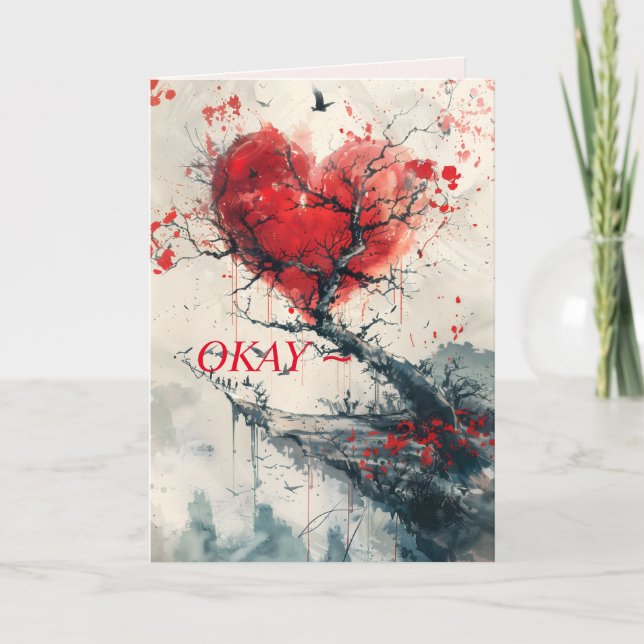 BROKEN HEART ENCOURAGEMENT CARD (Front)