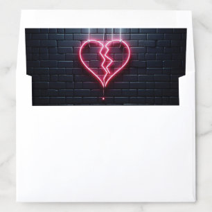 Broken Heart Envelope Liner