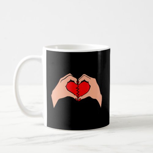 Broken Heart Failed Marriage Divorce Break Up  Coffee Mug