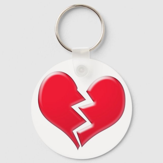 Broken heart keychain (Front)