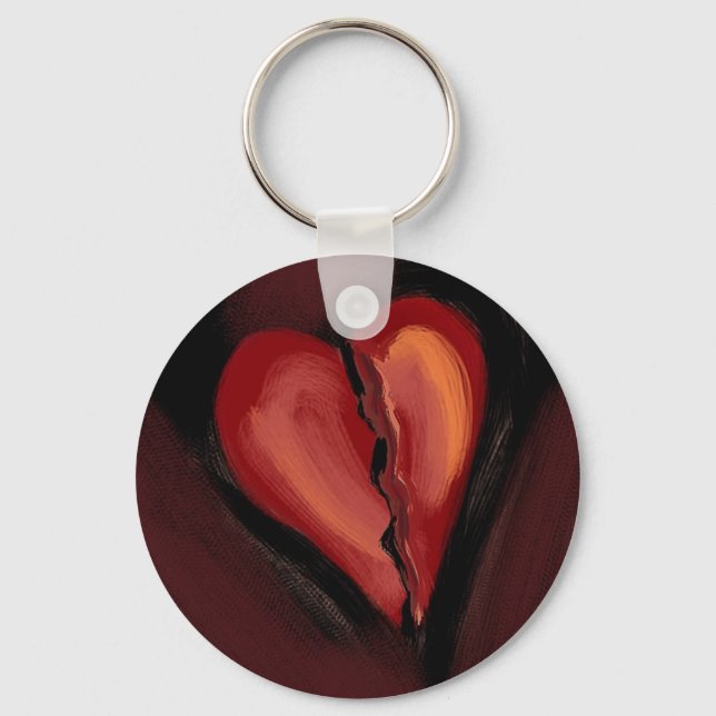 Broken Heart Keychain (Front)