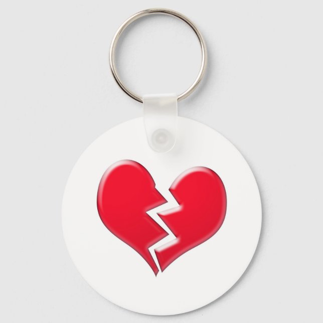 Broken heart keychain (Front)
