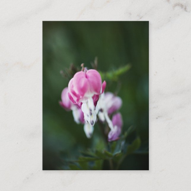 Broken Heart Line Up Mini Print Business Card (Front)
