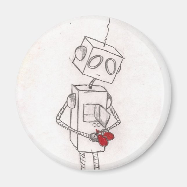 "Broken heart" magnet (Front)