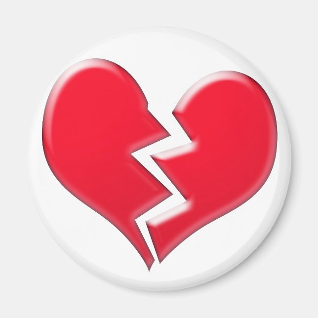 Broken heart magnet (Front)