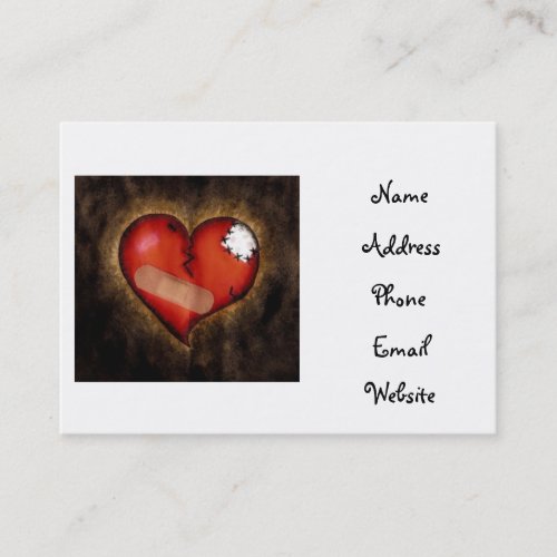 Broken HeartMending Heart_business cards