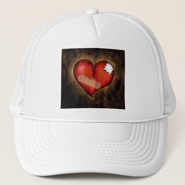 Broken Heart/Mending Heart-hat Trucker Hat (Front)