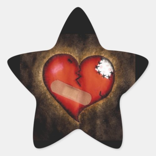 Broken HeartMending Heart_star sticker