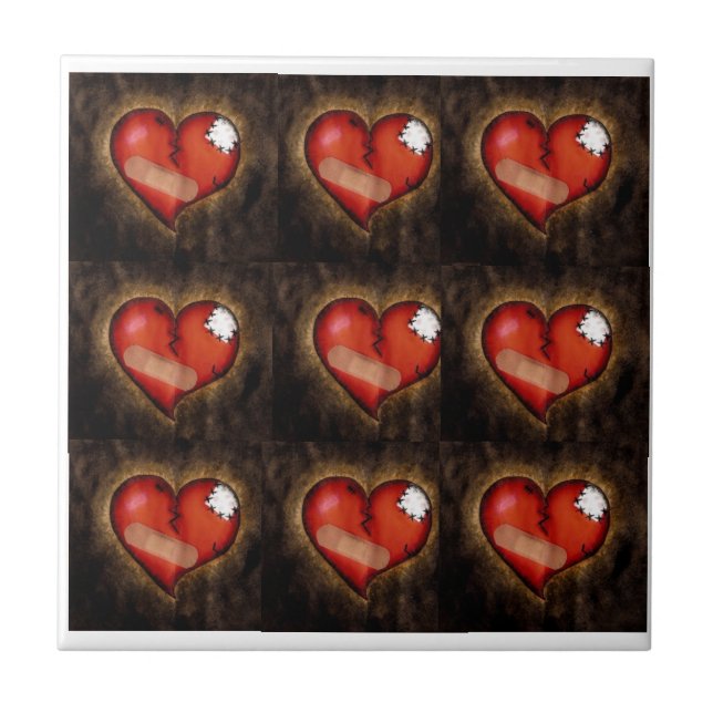 Broken Heart/Mending Heart-tile Tile (Front)