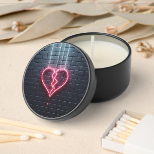 Broken Heart Mini Candle Favors