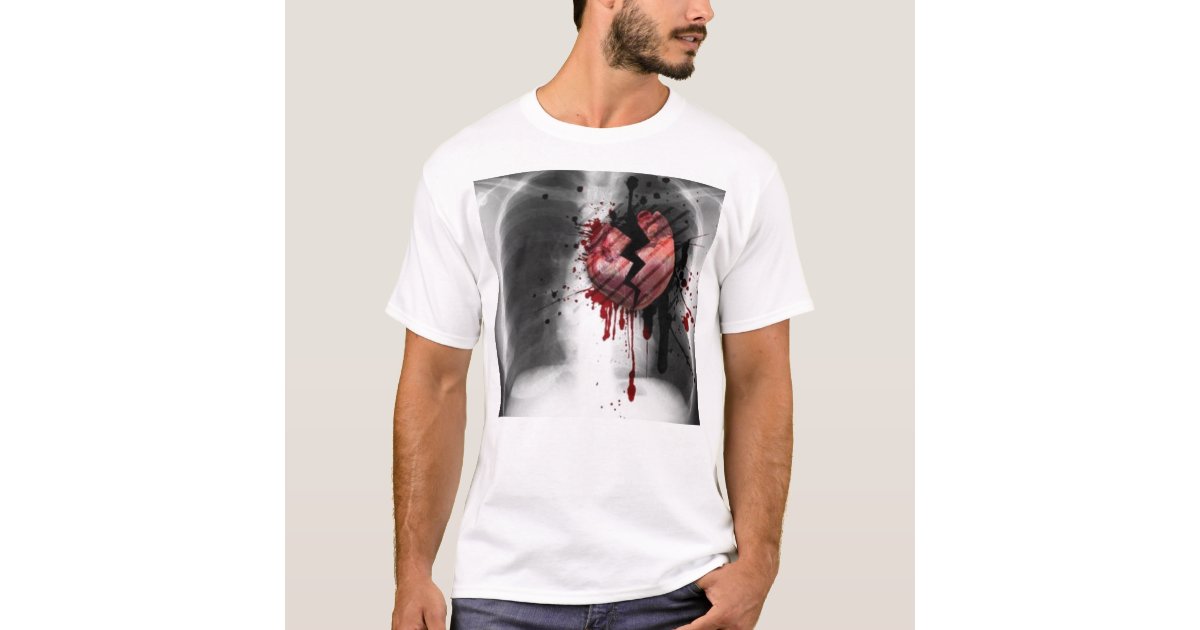 Broken heart T-Shirt | Zazzle