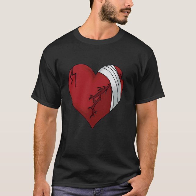 Broken Heart Tee Single Awareness Heart-broken (Front)