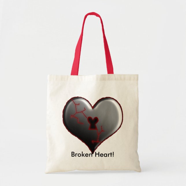 Broken Heart Tote Bag (Front)
