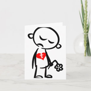 Broken Heart Valentine  Card