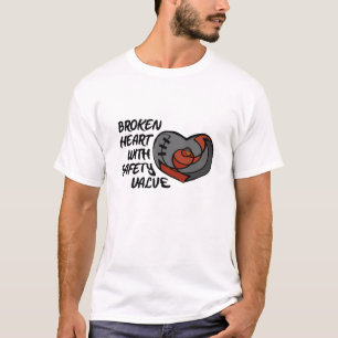 Broken Heart with Safety Valve T-Shirt