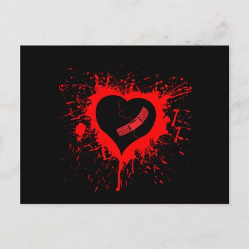 Broken Heartedagain Postcard