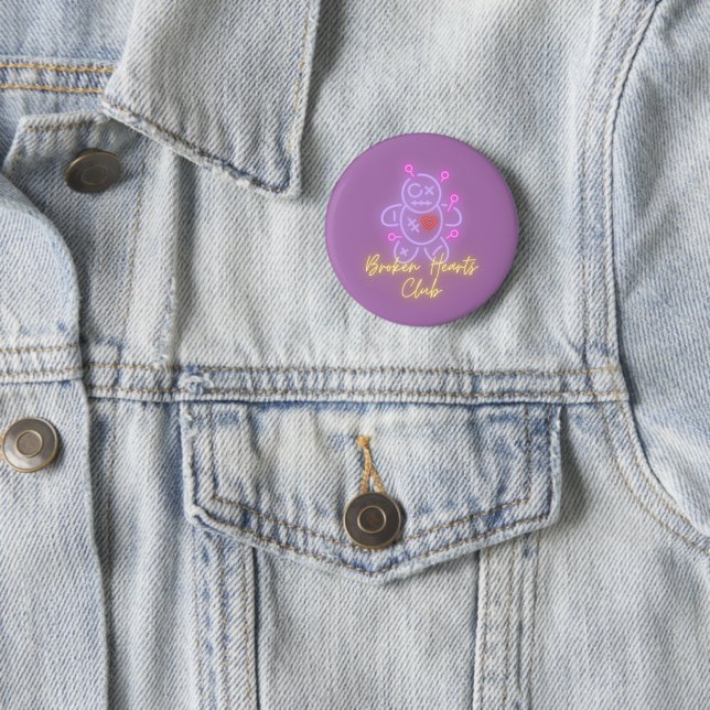 Broken Hearts Club  Button (In Situ)