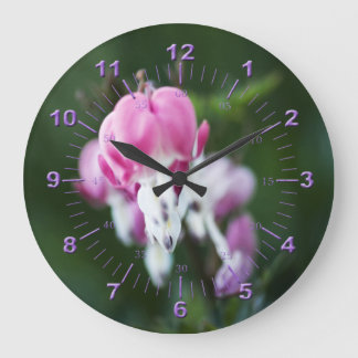 Broken Hearts Line Up Large Clock