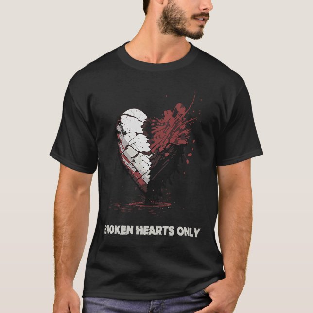 Broken Hearts Only T-Shirt (Front)