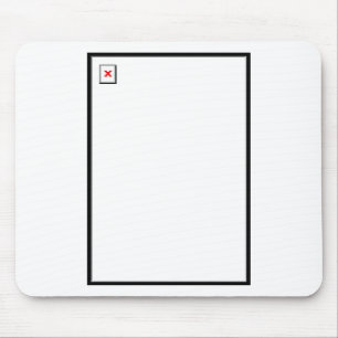 Broken Image Mouse Pad