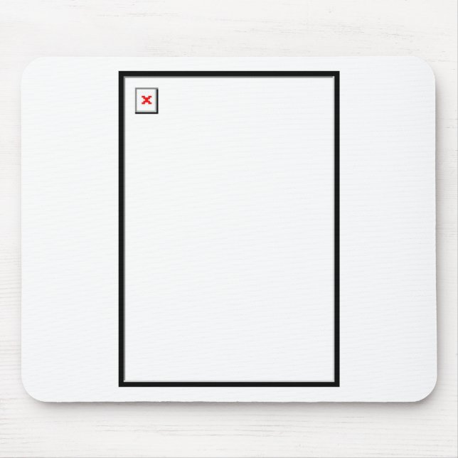 Broken Image Mouse Pad (Front)
