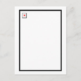 Broken Image Postcard