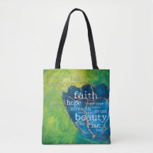 "Broken into Beauty" Art Tote Bag (med)