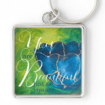 “Broken into Beauty” Original Artwork Keychain