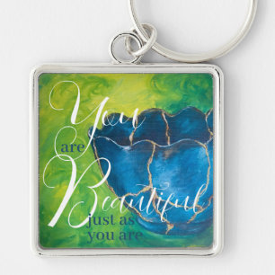 “Broken into Beauty” Original Artwork Keychain