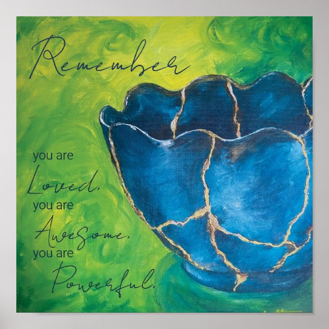 Broken into Beauty "Remember" Poster (Front)