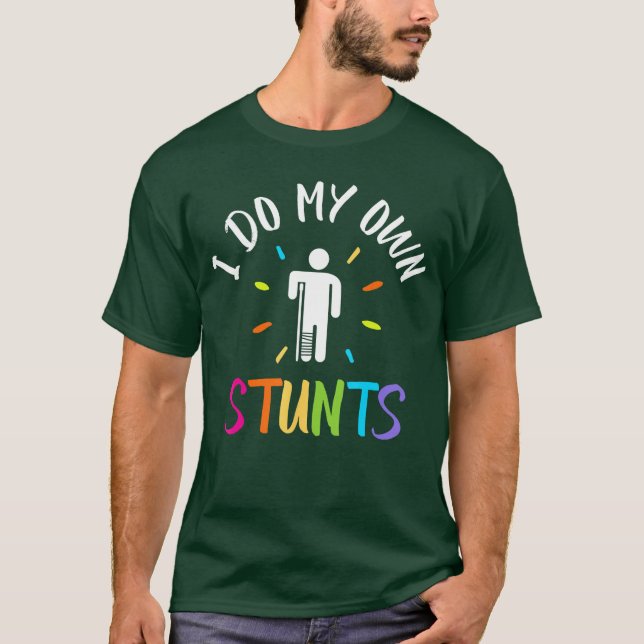 Broken Leg Ankle Knee Foot Injury Get Well Soon fr T-Shirt (Front)