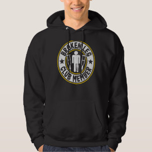 Broken Leg Club Member Get Well Injury Broken Leg Hoodie
