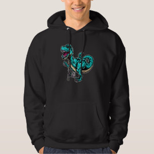 Broken Leg Dinosaur Cute Dino Bone Injury  Patient Hoodie