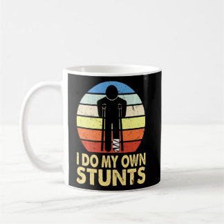 Broken Leg Injury Ankle Knee Funny Get Well Soon G Coffee Mug